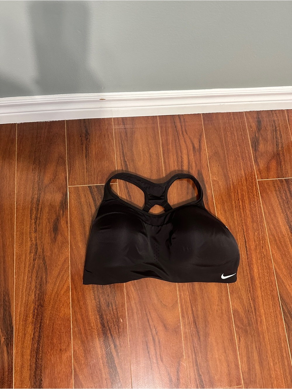 Nike Black Racerback Support Sports Bra